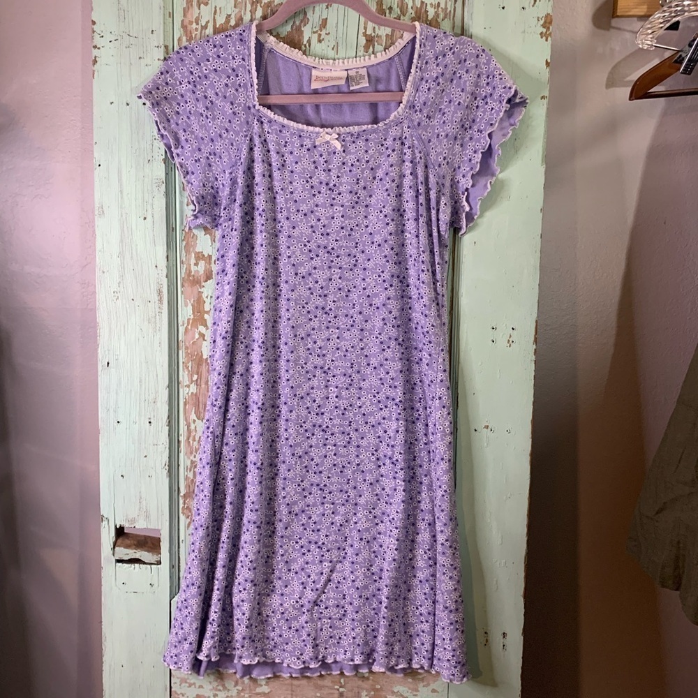 Women’s Body Drama purple floral nightgown